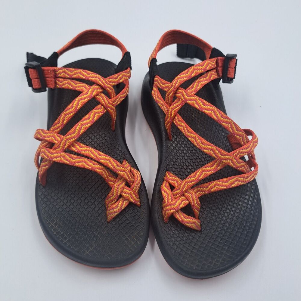 Chaco ZX2 Orange Sandals Women Size 6
